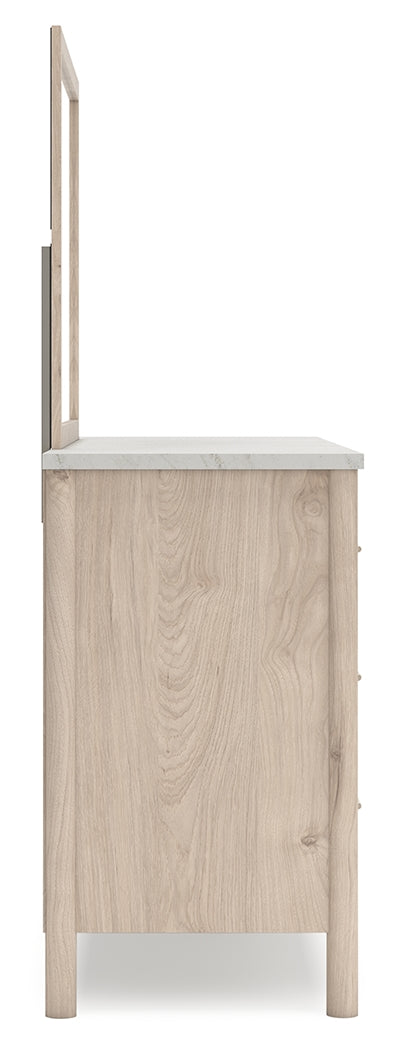 Cadmori Two-Tone Dresser And Mirror