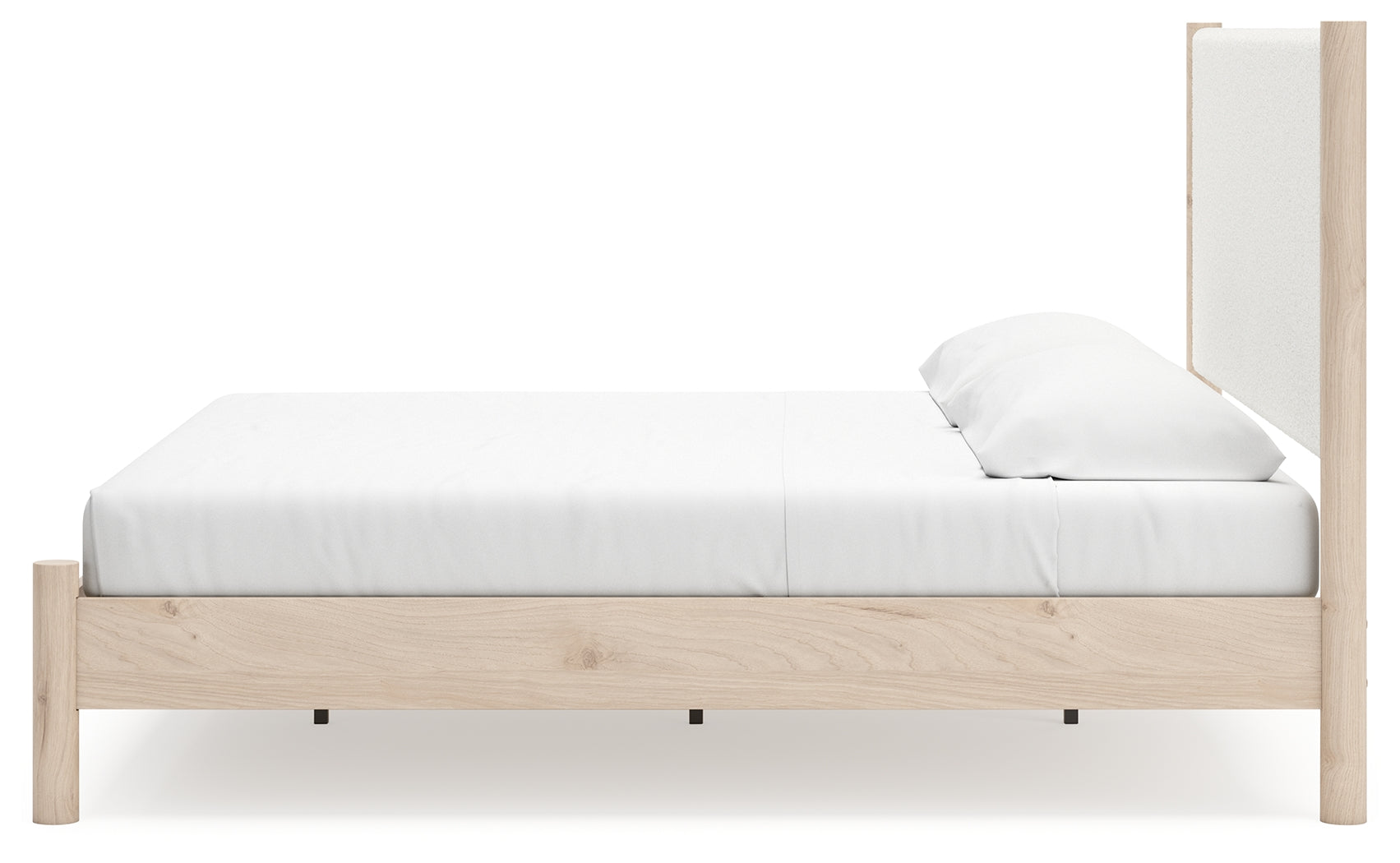 Side side-alt view of Cadmori king upholstered bed
