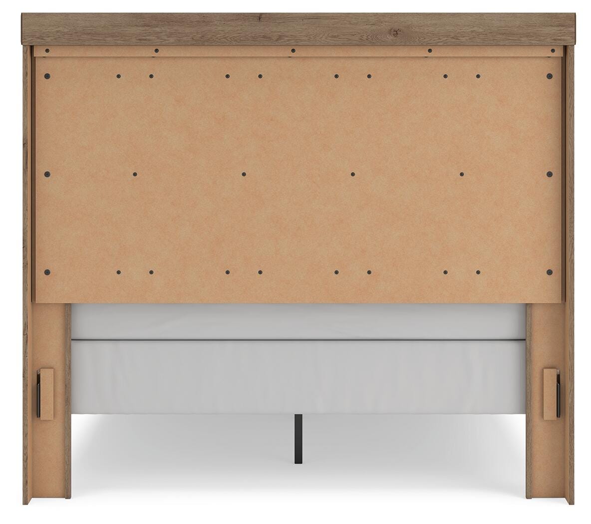 Oliandon Light Brown Panel Bed. Dresser, Mirror Bedroom Set view 4
