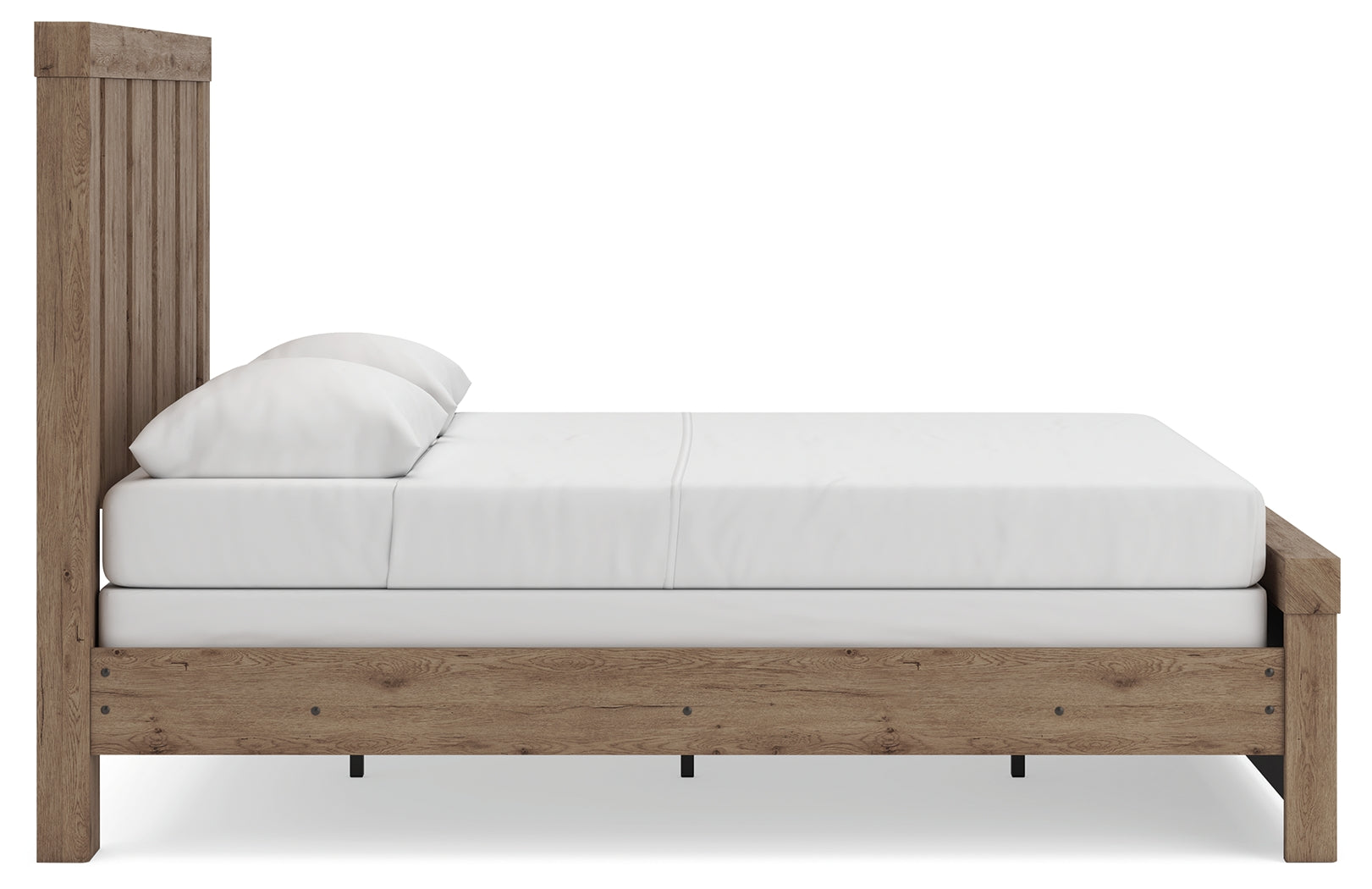 Oliandon Queen Panel Bed side perspective