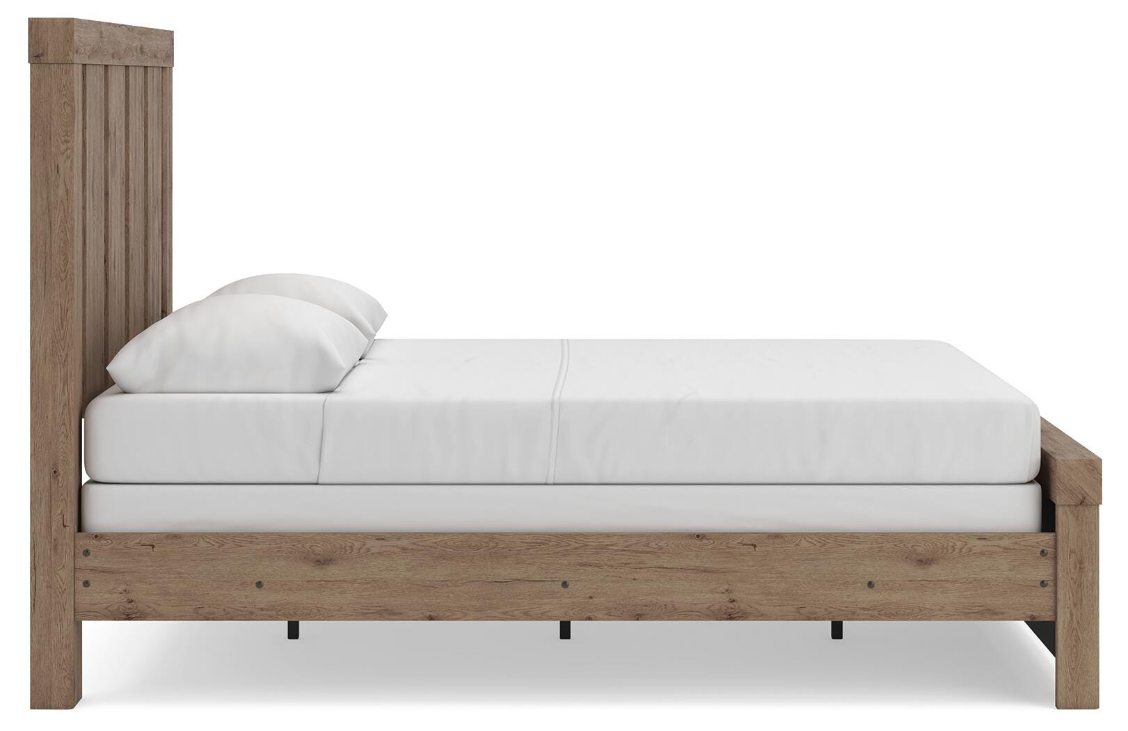 Oliandon Light Brown Panel Bed. Dresser, Mirror Bedroom Set view 6