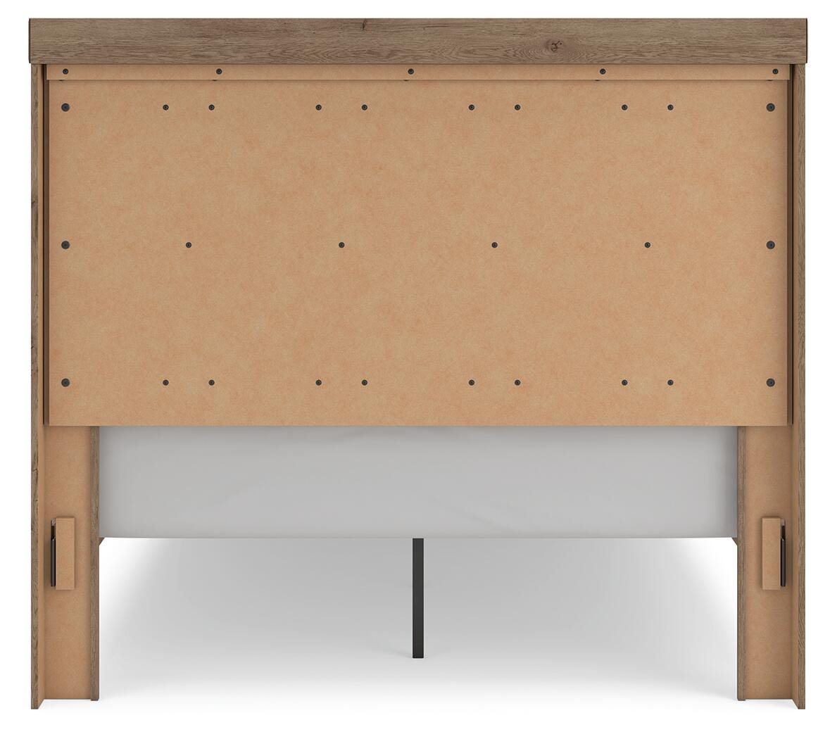 Oliandon Light Brown Queen Panel Storage Bed view 9