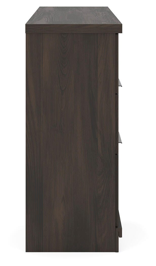 Shaehartin Dark Brown Dresser view 8