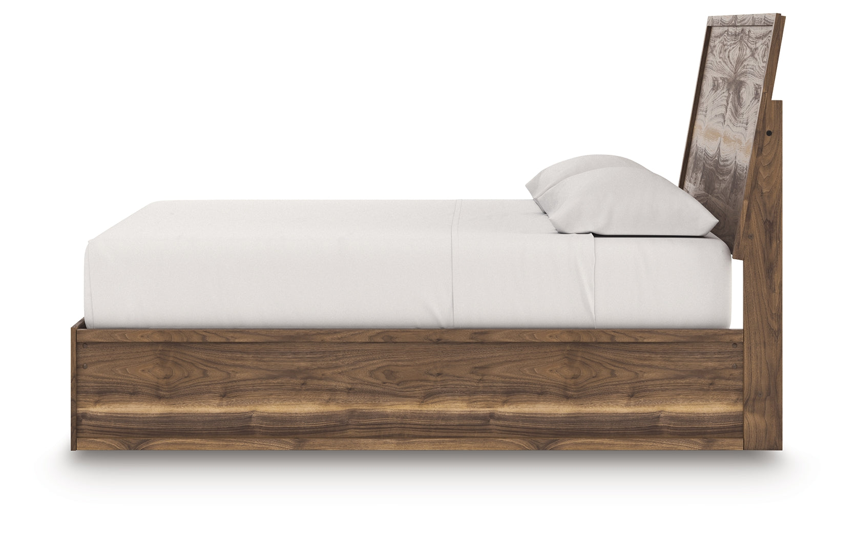 Chirason Brown King Size Panel Bed alternate angle view