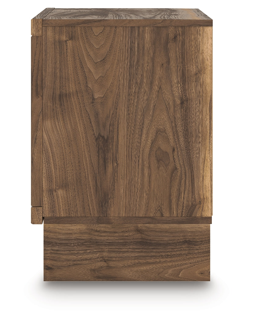 Side angled alternative view of nightstand