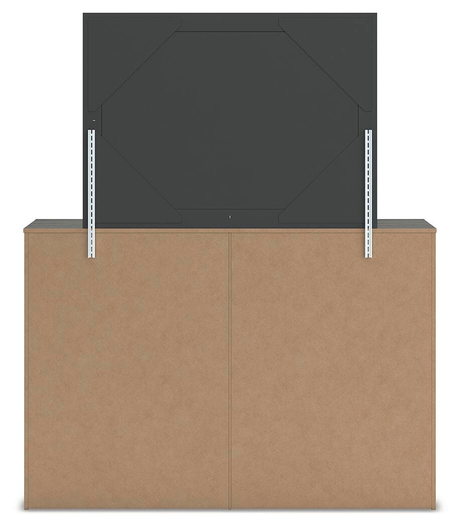 Fraluna Charcoal Panel Storage Bedroom Set view 16