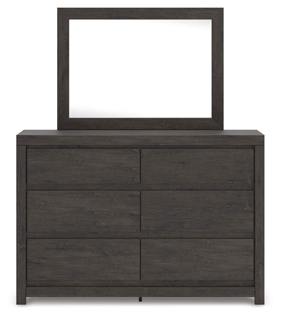 Fraluna Charcoal Panel Bedroom Set view 12