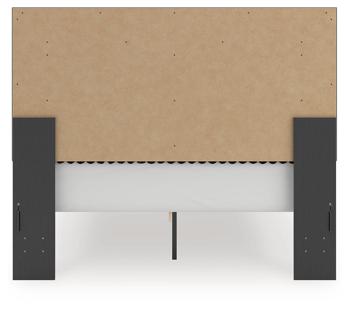 Back view of Zuraleus Queen Bed frame