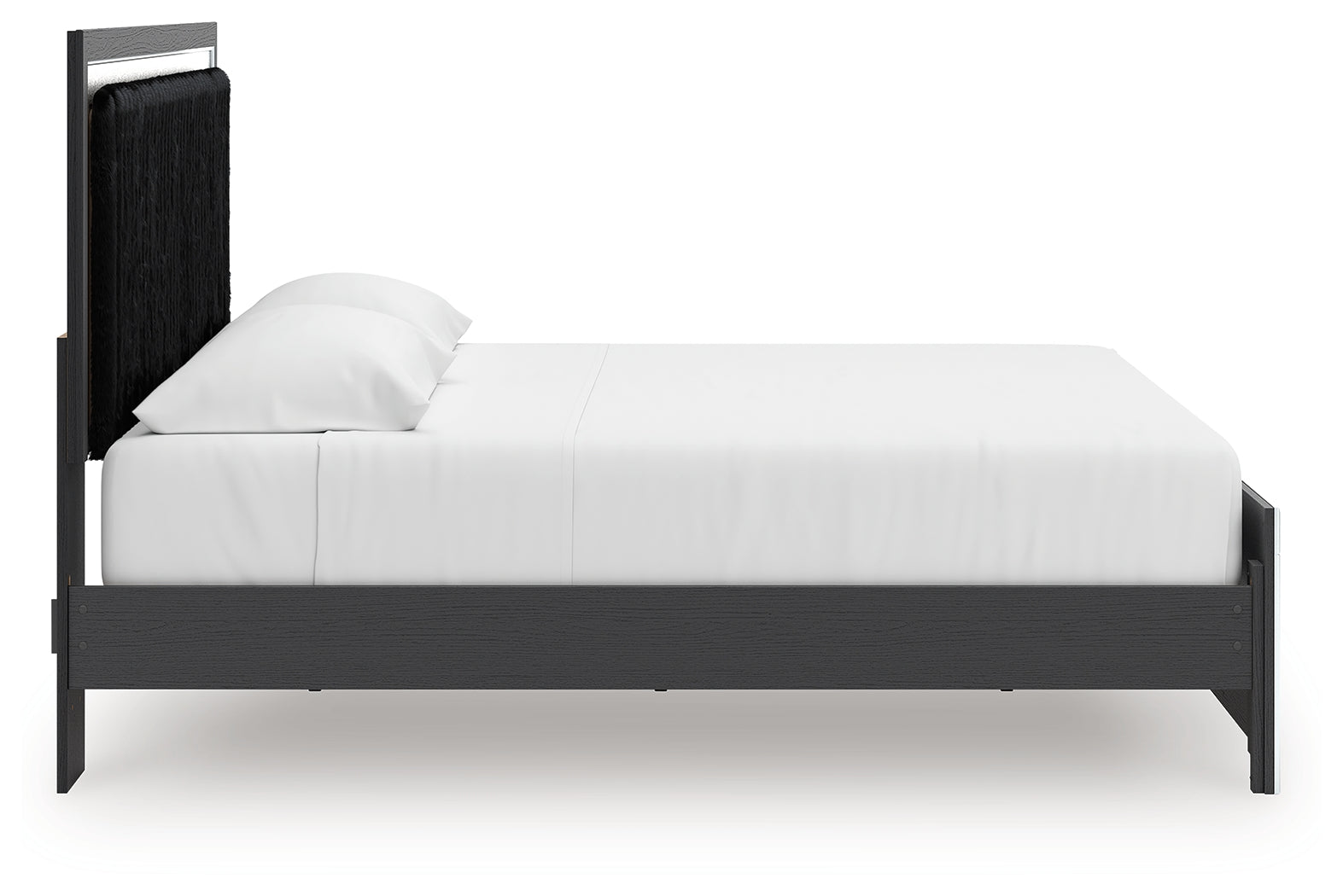 Side view of Zuraleus King Upholstered Bed