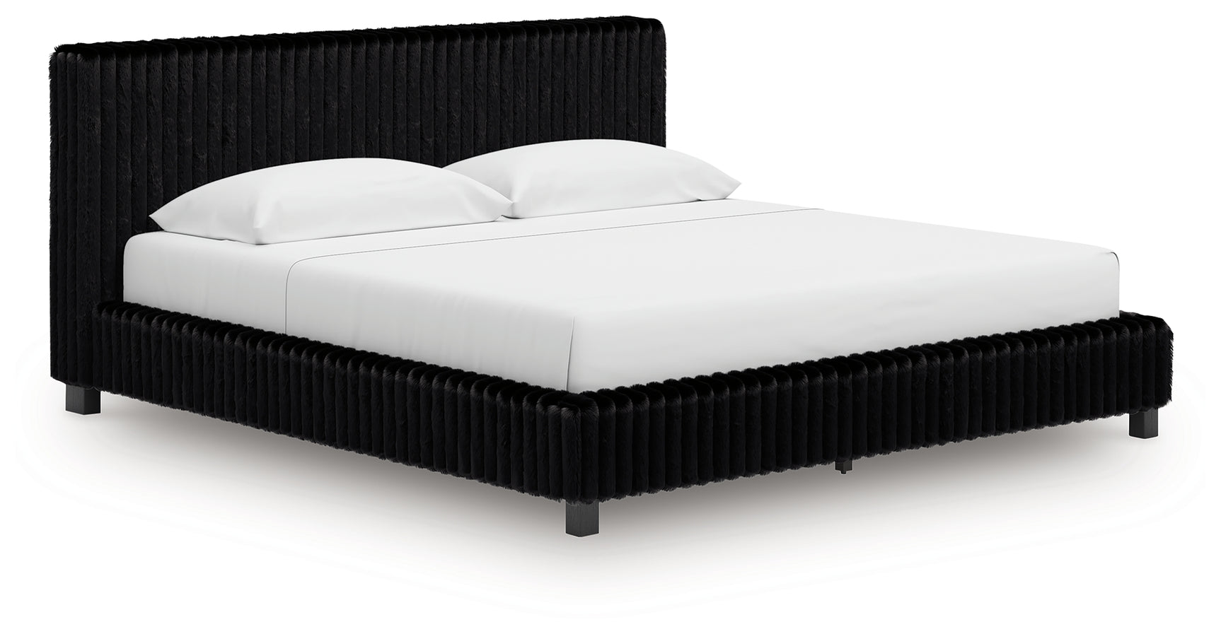 Zuraleus King Bed angled side view