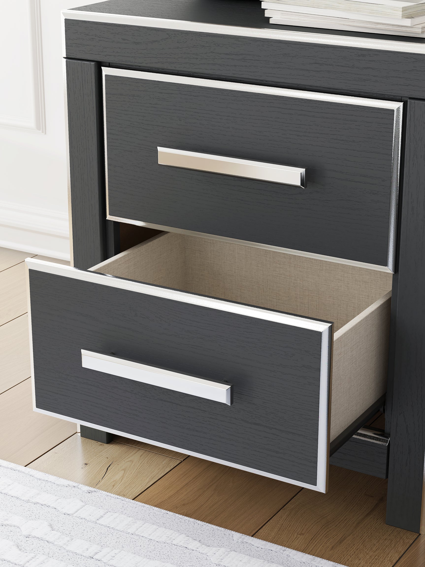 Zuraleus Black Nightstand