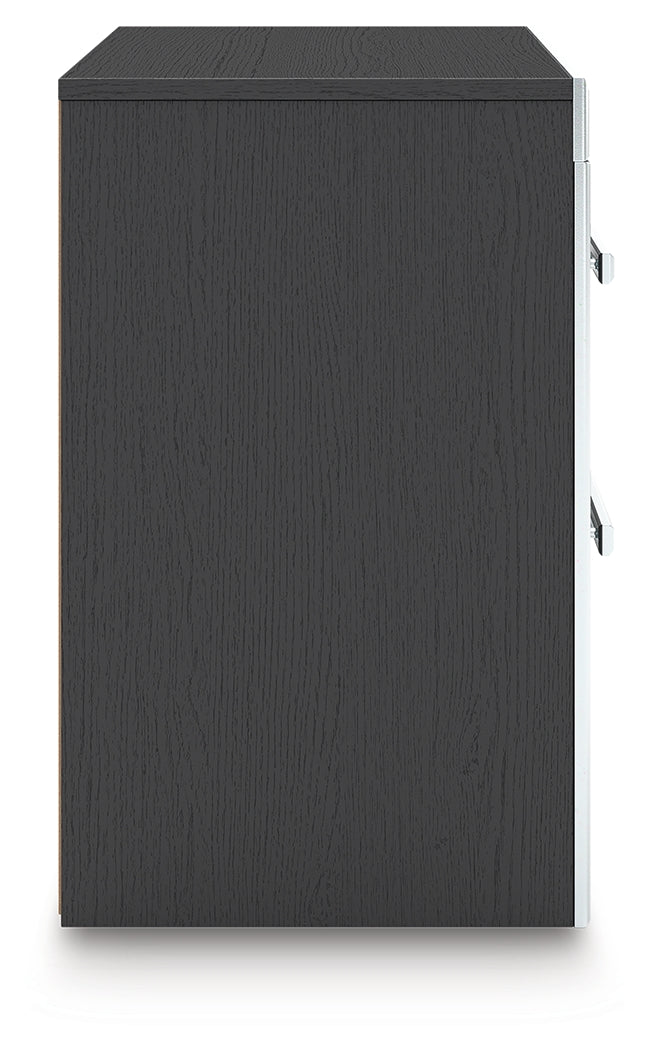 Zuraleus Black Nightstand