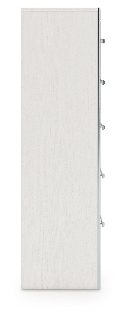 Zuraleus White Chest of Drawers