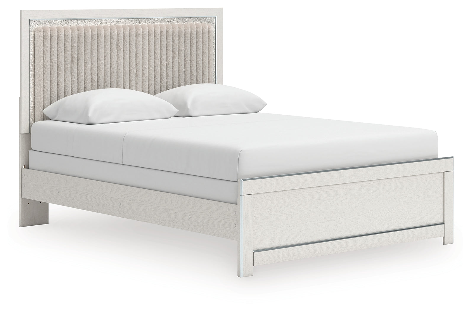 Zuraleus queen upholstered panel bed side view