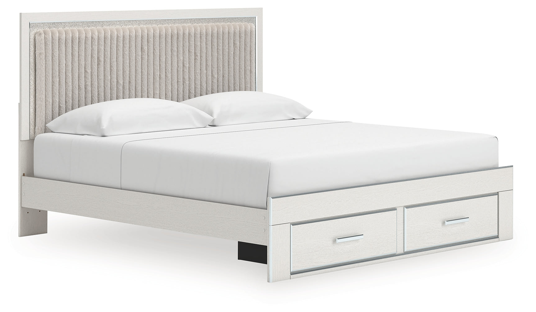 Zuraleus Upholstered Panel Headboard close-up
