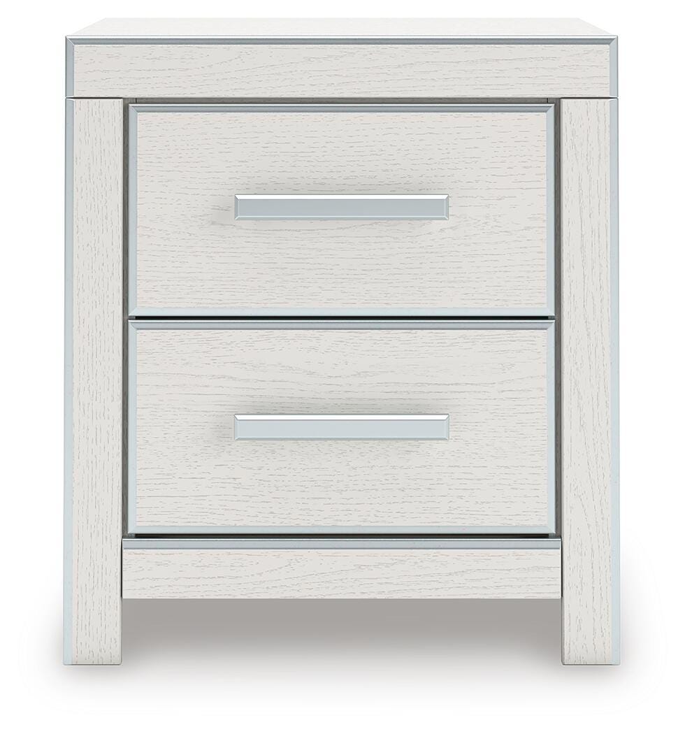 Zuraleus White Upholstered Panel Platform Platform Upholstered Bedroom Set 2 view 20