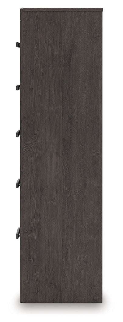 Prendonea Chest of Drawers side view