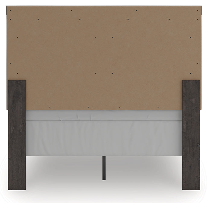 Prendonea Full Panel Bed rear view