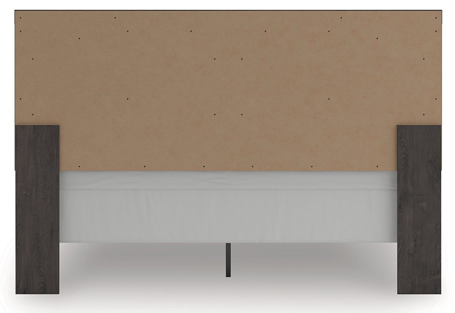 Prendonea King Panel Bed back view