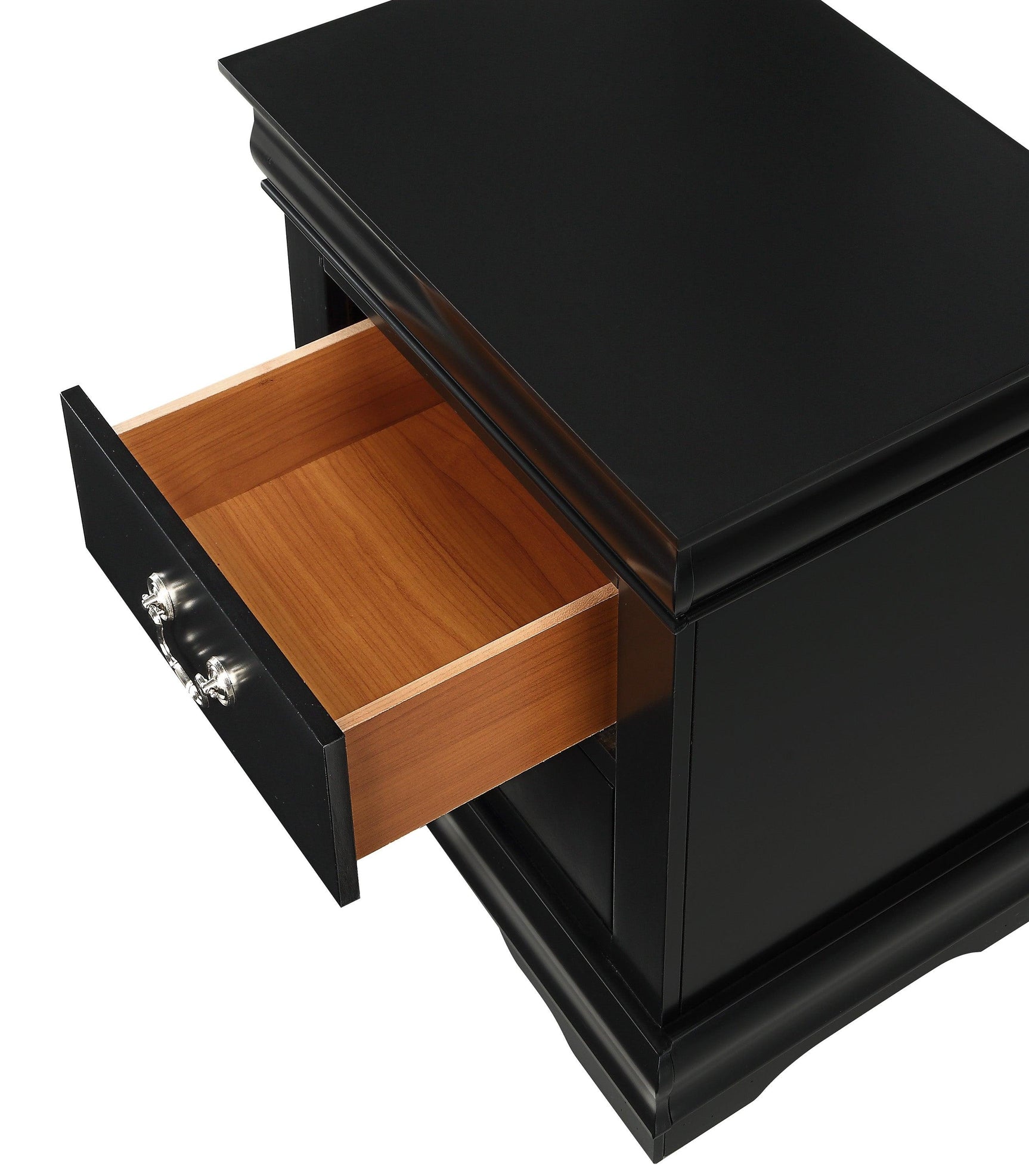 Louis Philip Black Dresser side view