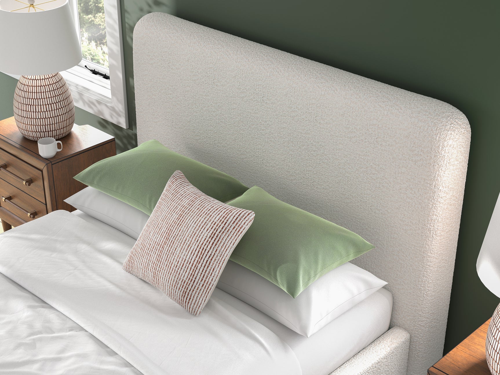Brintstreet Beige Next-Gen Nuvella queen upholstered panel bed