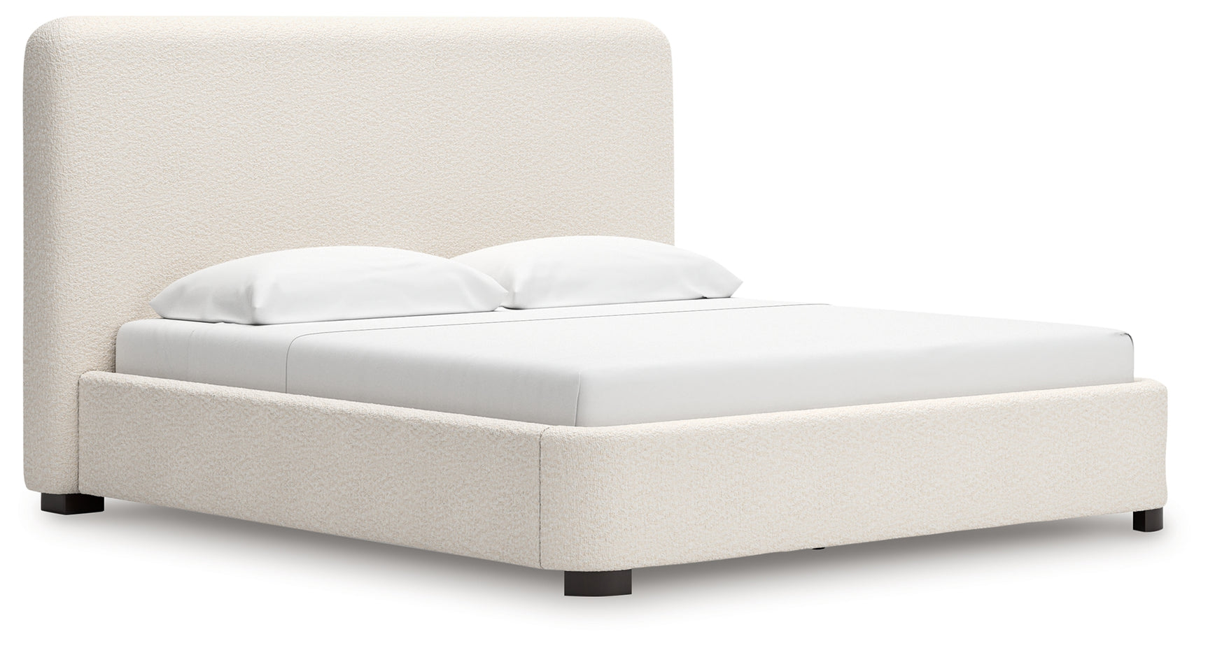 Brintstreet upholstered bed side angle view