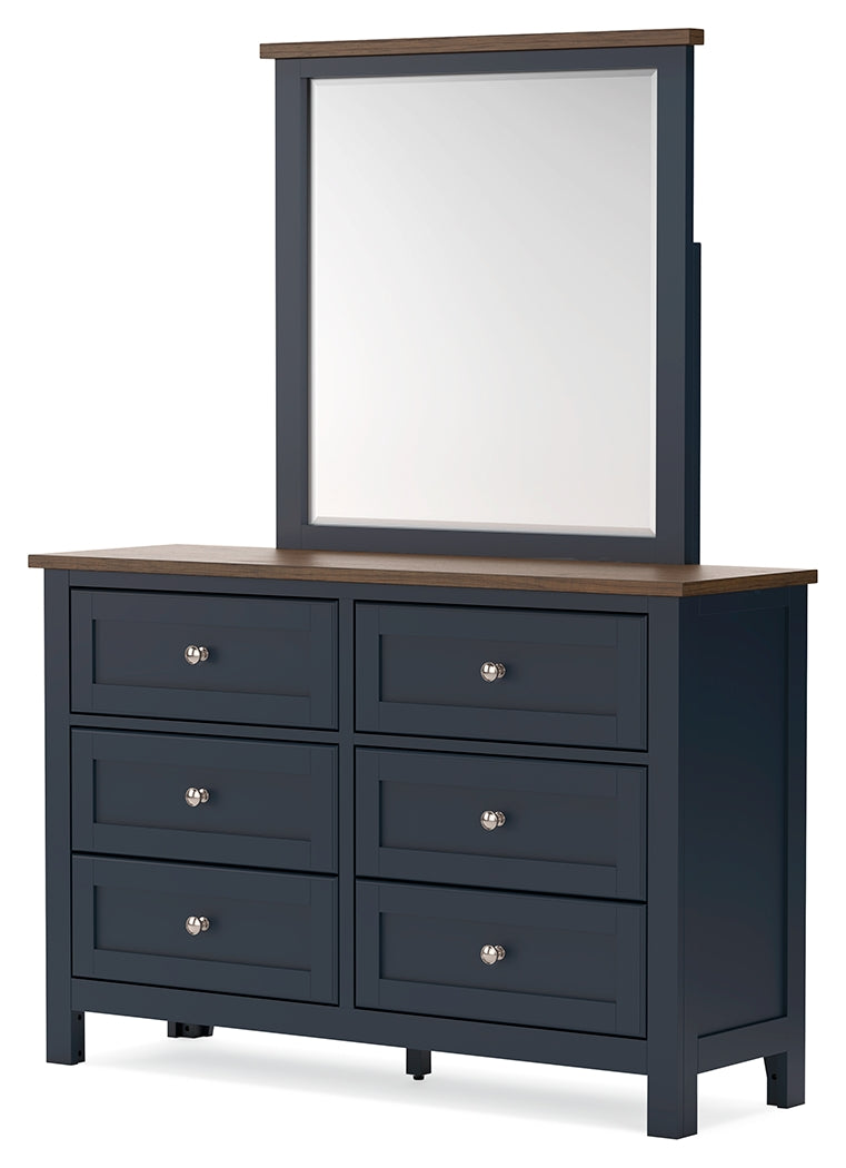 Close-up of Landocken dresser drawer detailing