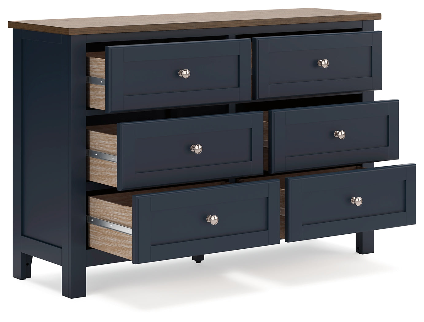 Head-on view of Landocken dresser