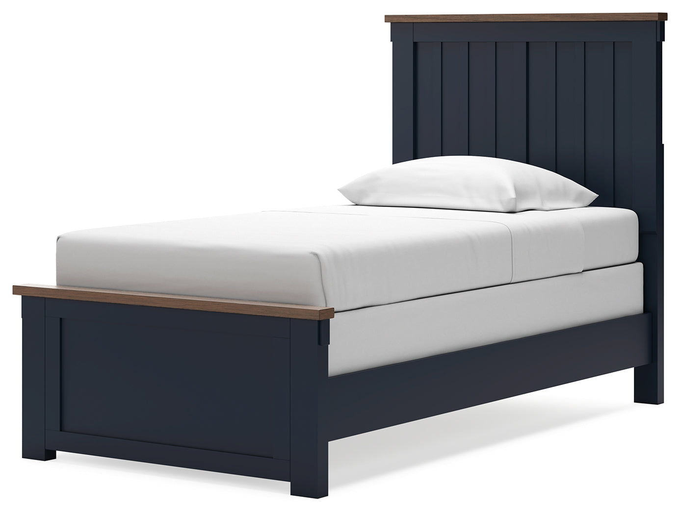 Landocken Twin Panel Bed side alternate angle