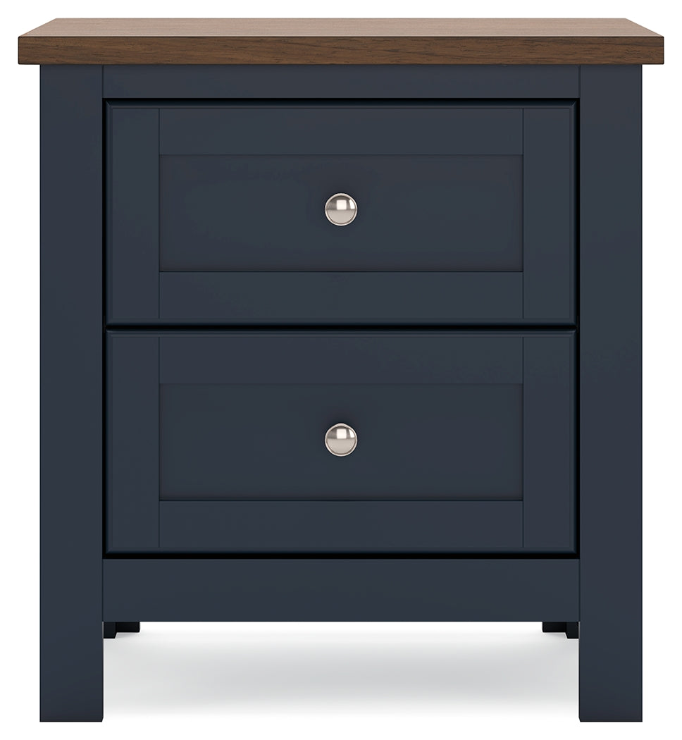 Nightstand back view