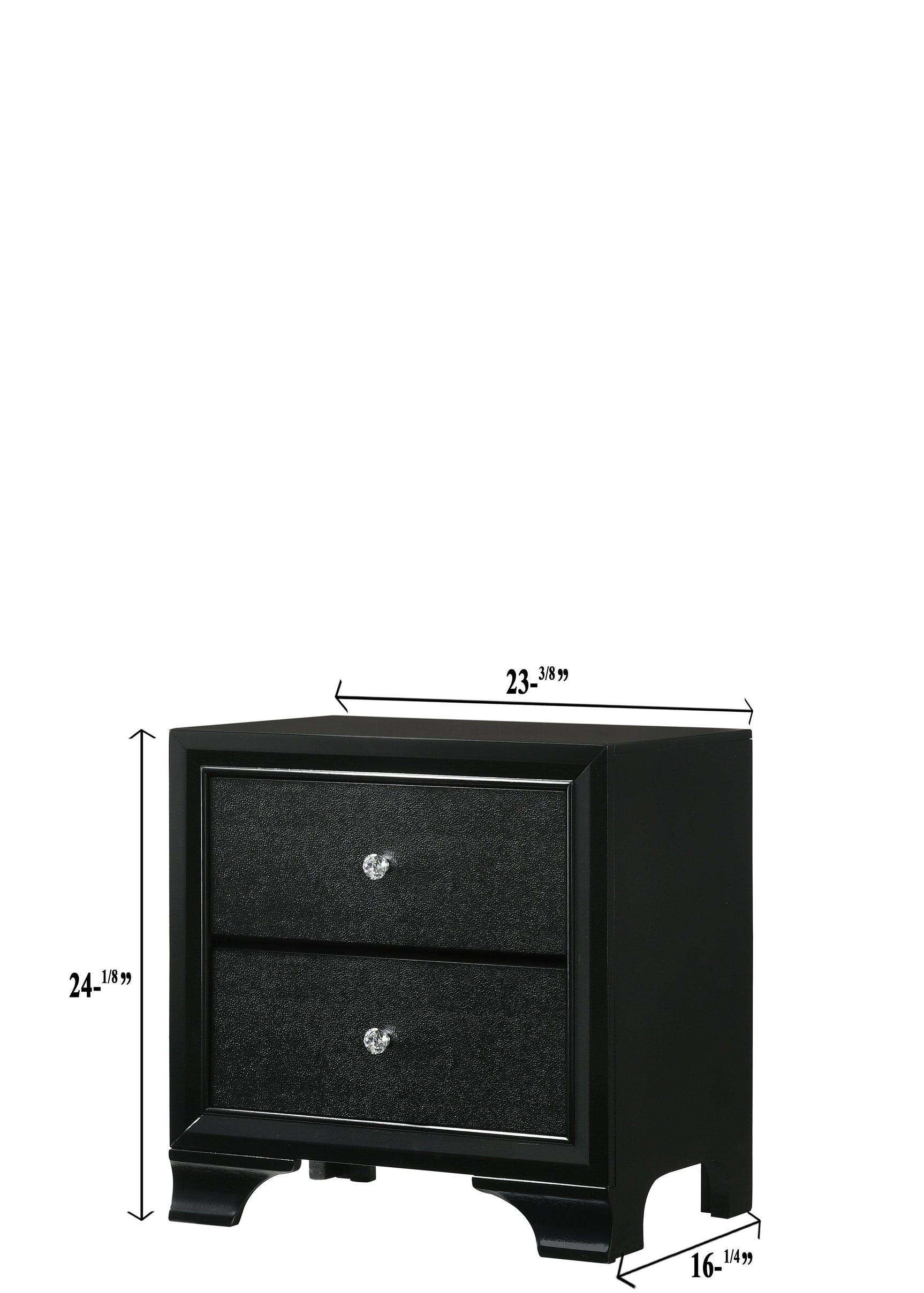 Micah dresser drawer open showing storage