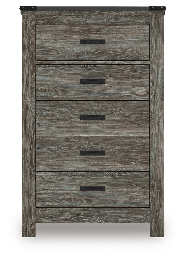 Frandern Gray Chest of Drawers