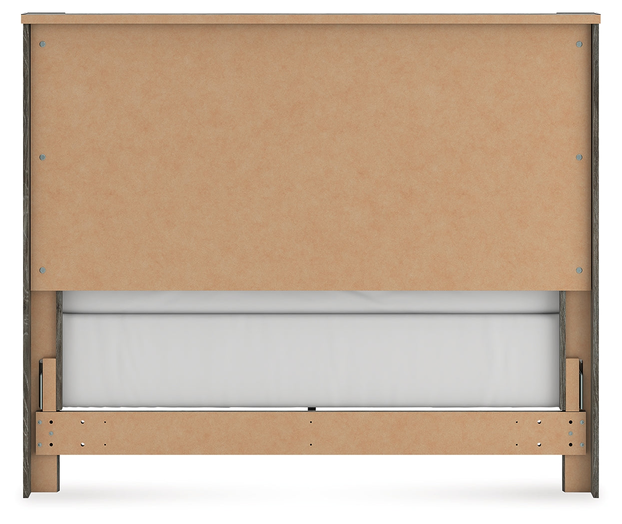 Rear view of Frandern Queen Panel Bed