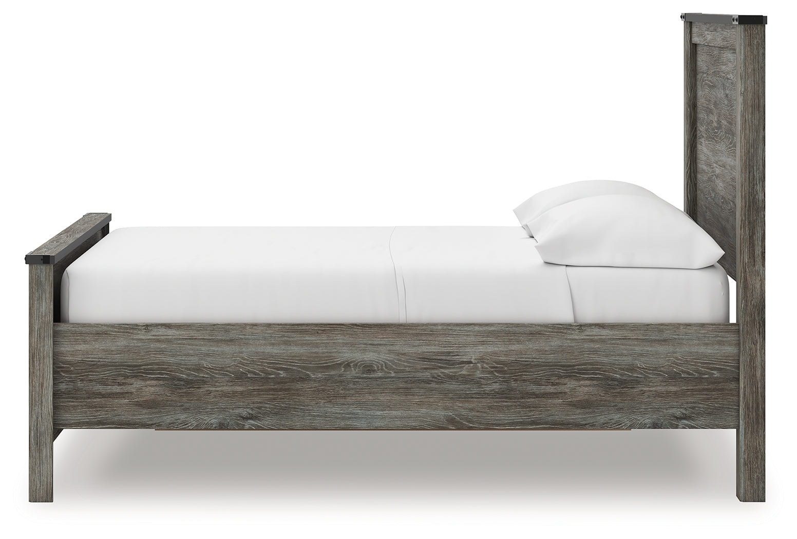 Side alternate view of Frandern Full Panel Bed