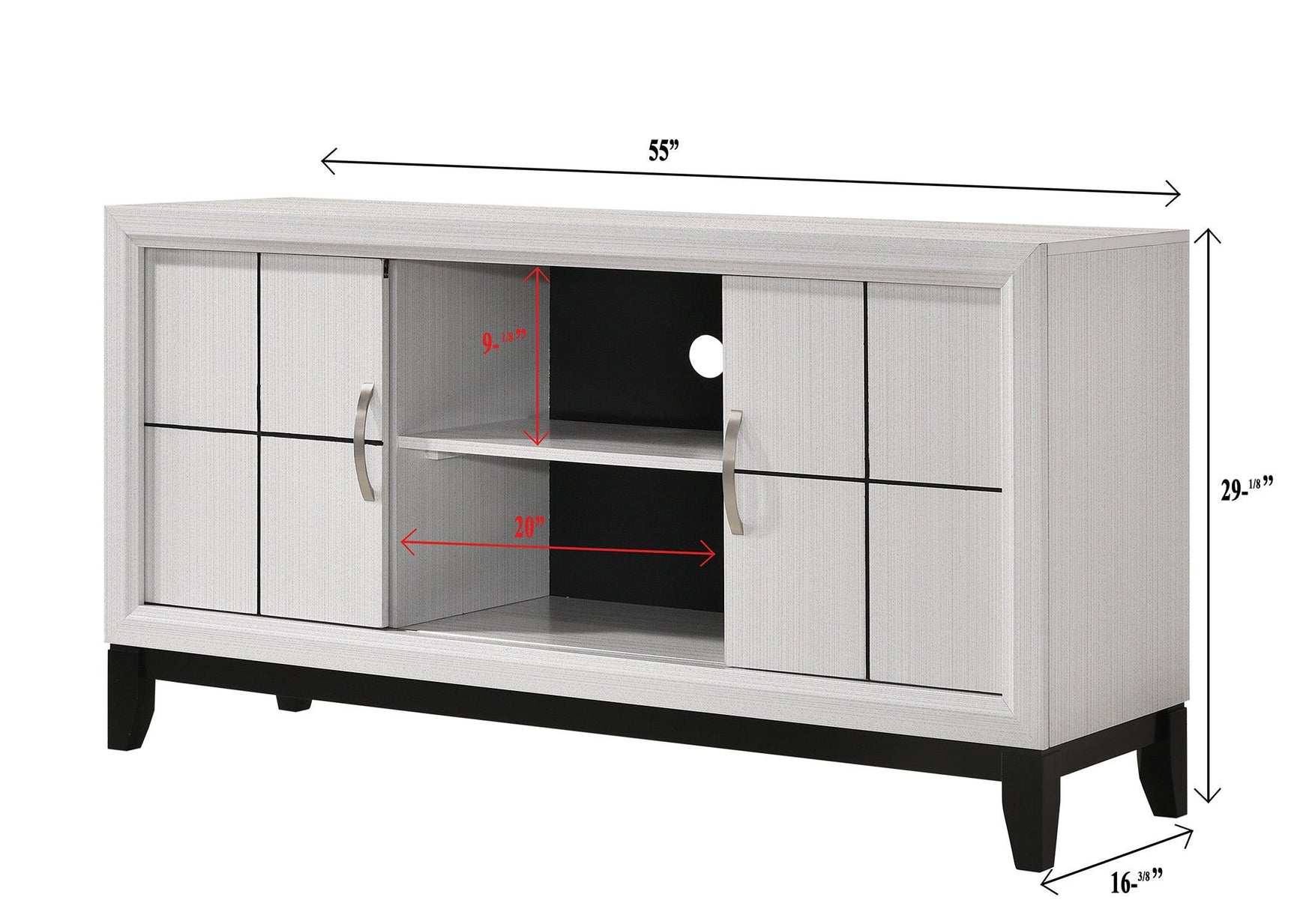 Akerson Chalk Dresser and Mirror Set in Bedroom