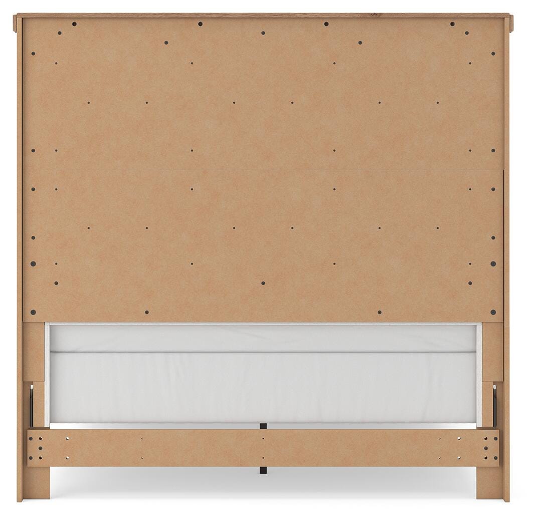 Savonport White/Brown Queen Panel Bed view 8