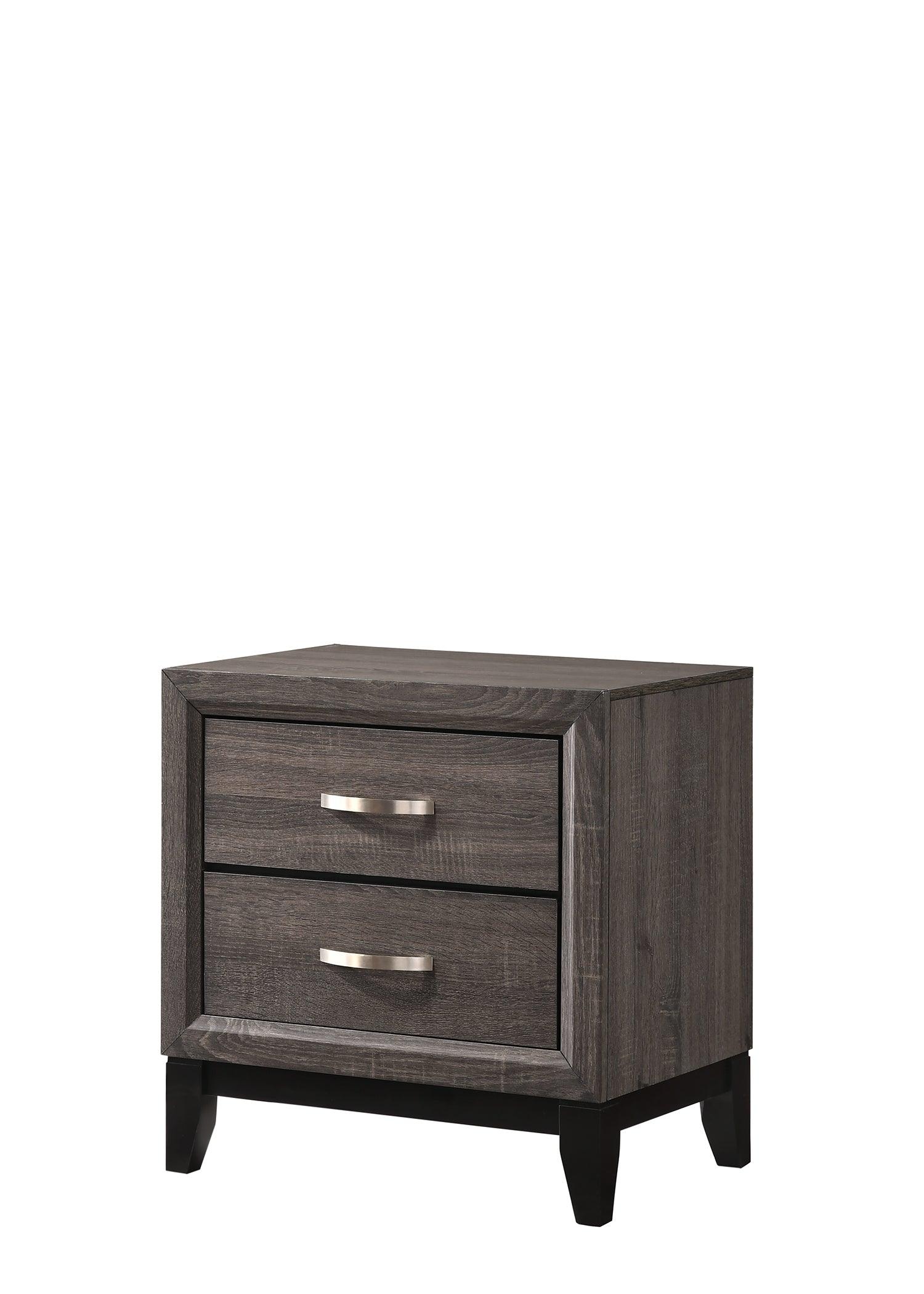 Akerson Full Panel Bed headboard detail