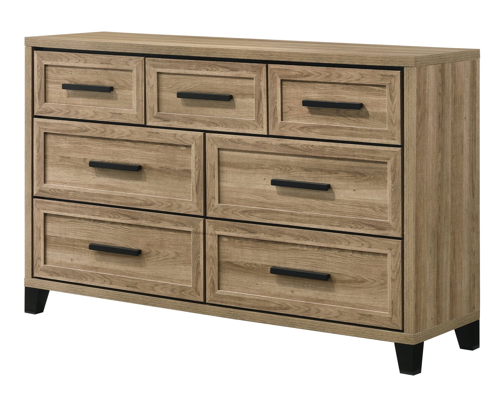 Jameson Light Brown Dresser and Mirror view 3
