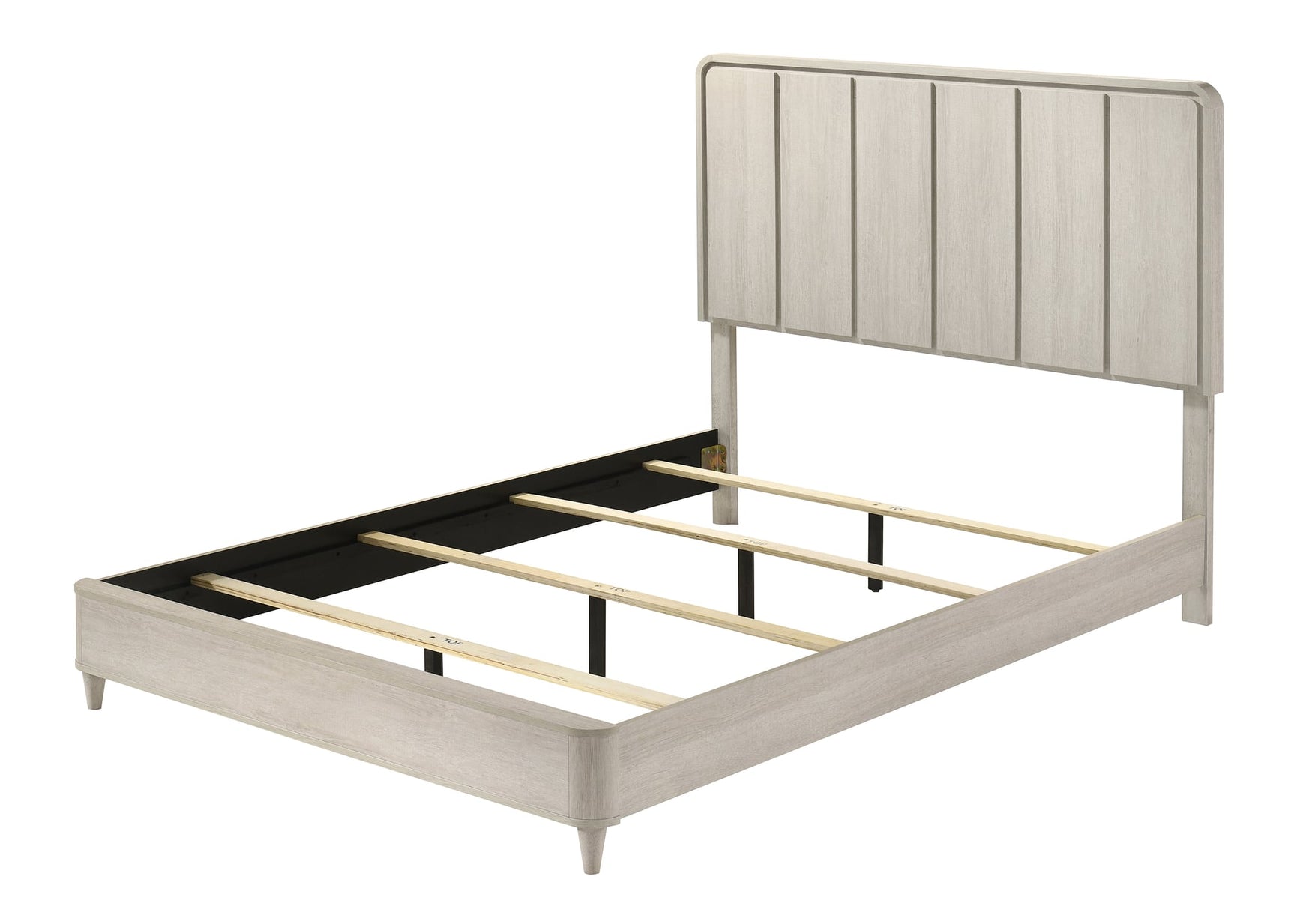 Nyomi White Panel King Bed view 3