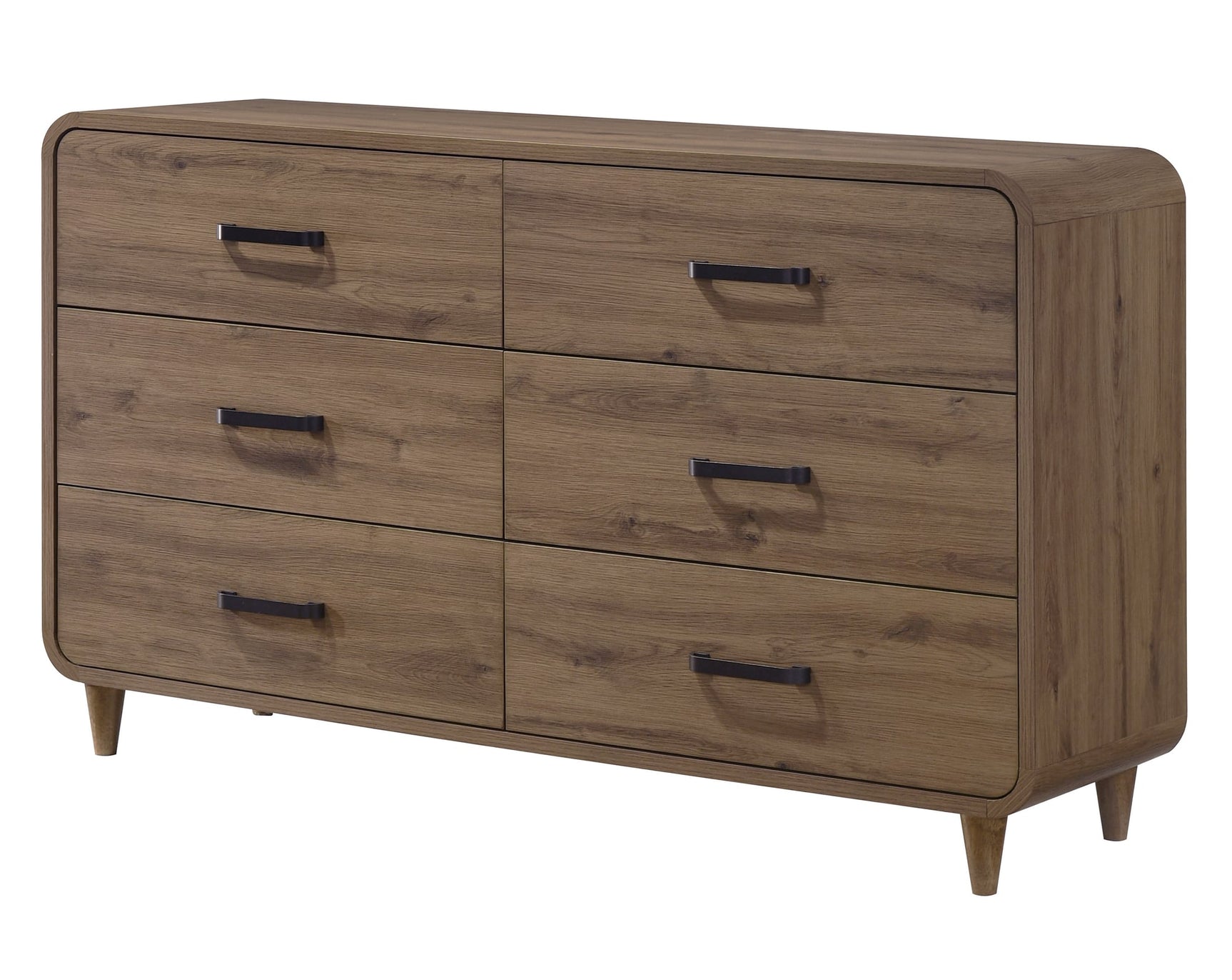Nyomi Light Brown Dresser and Mirror view 2