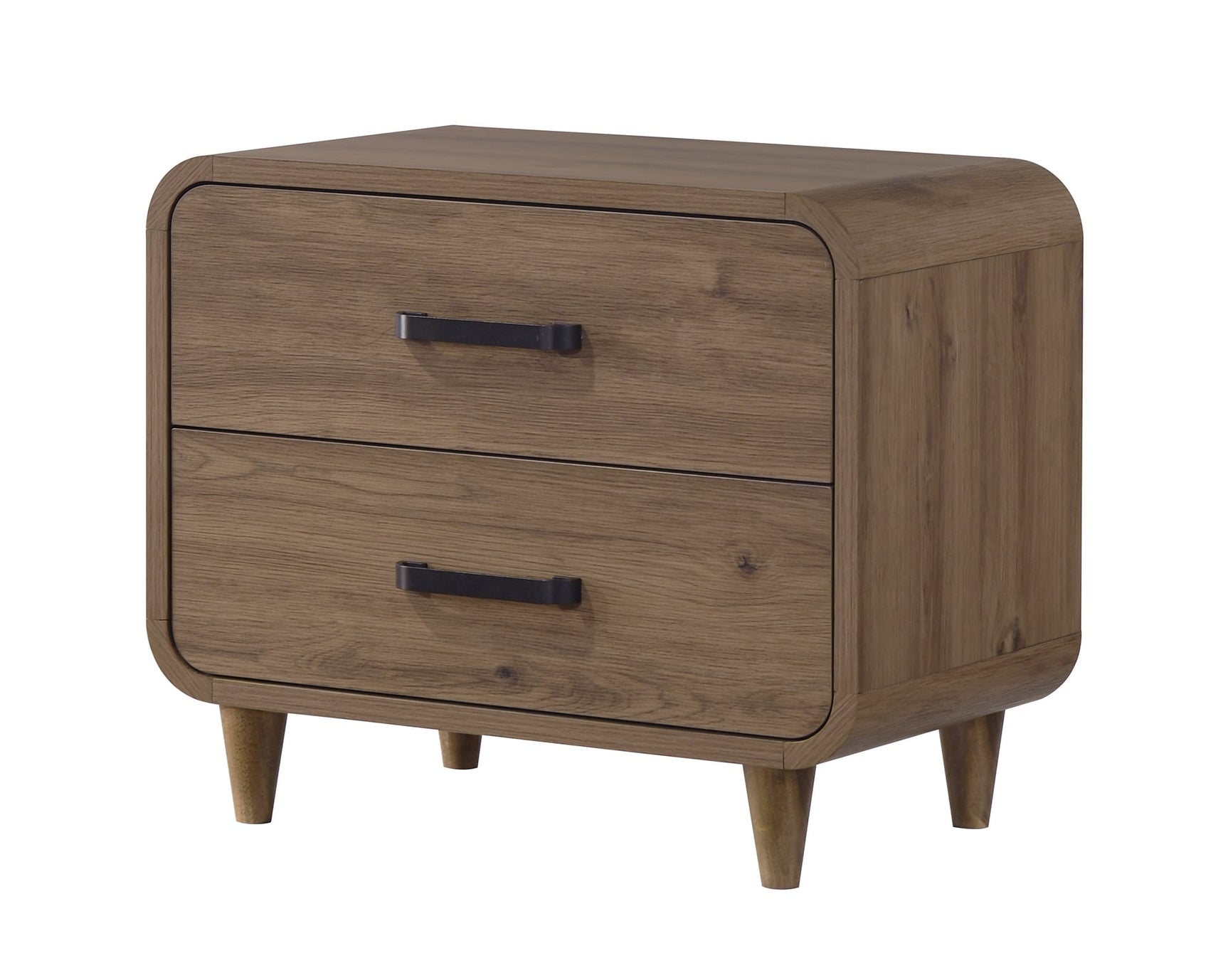 Nyomi Nightstand in Light Brown Finish from Decor Furniture