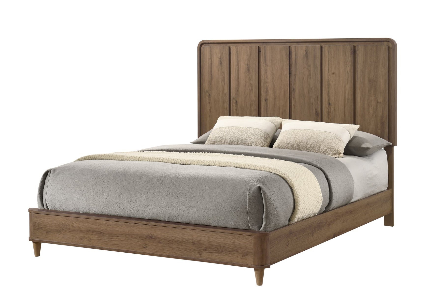 Nyomi Light Brown Panel Bedroom Set view 2