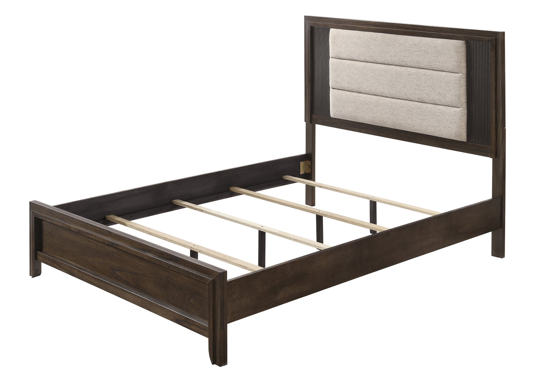 Carlton Brown Upholstered Panel Bedroom Set main view