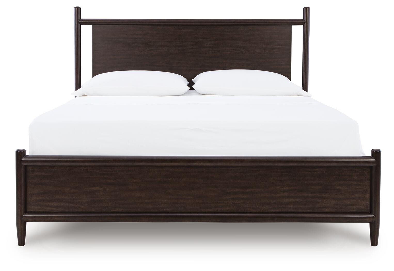 Close-up of Dantenton King Panel Bed headboard detail