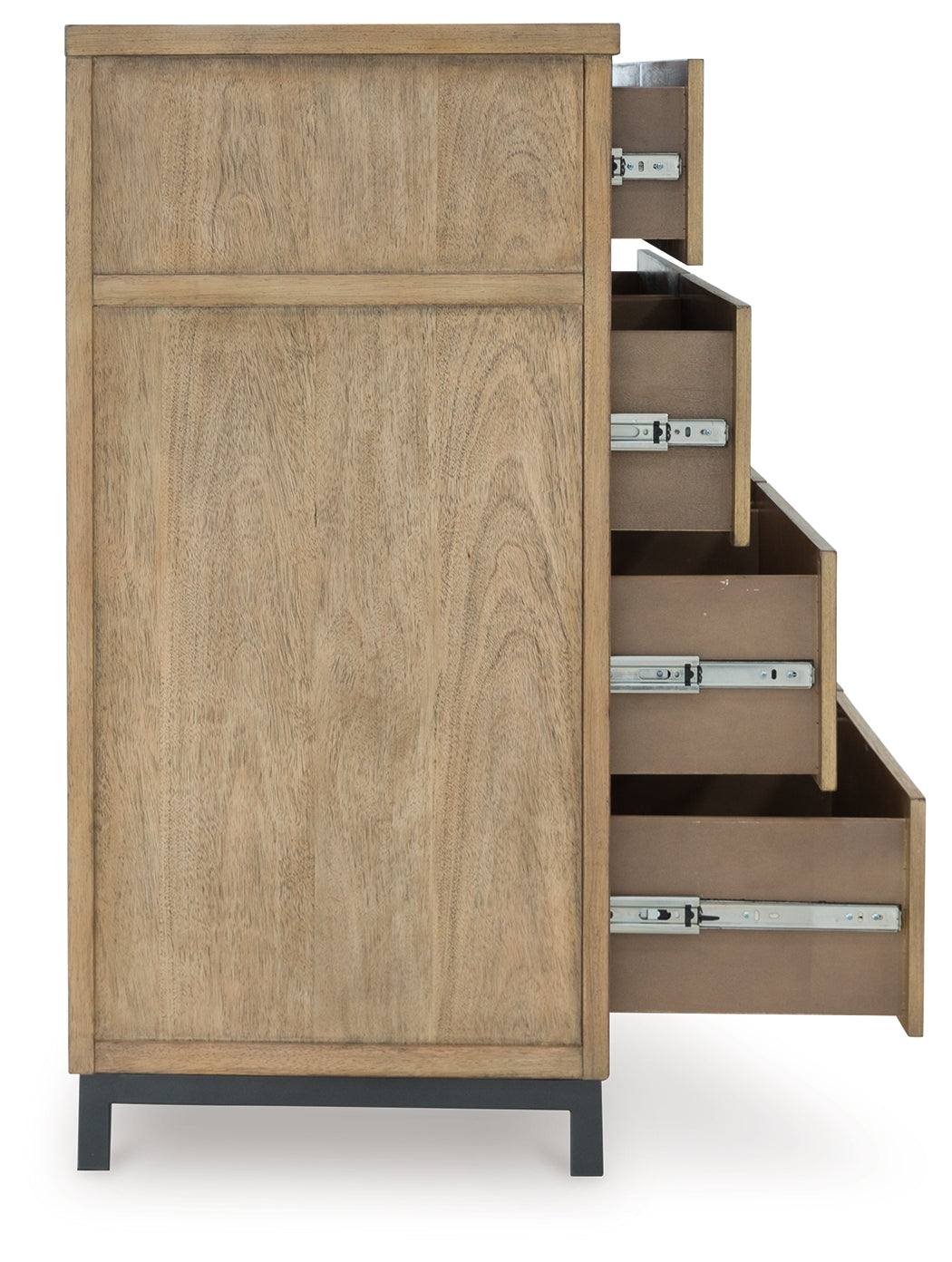 Tomtyn light brown dresser side profile