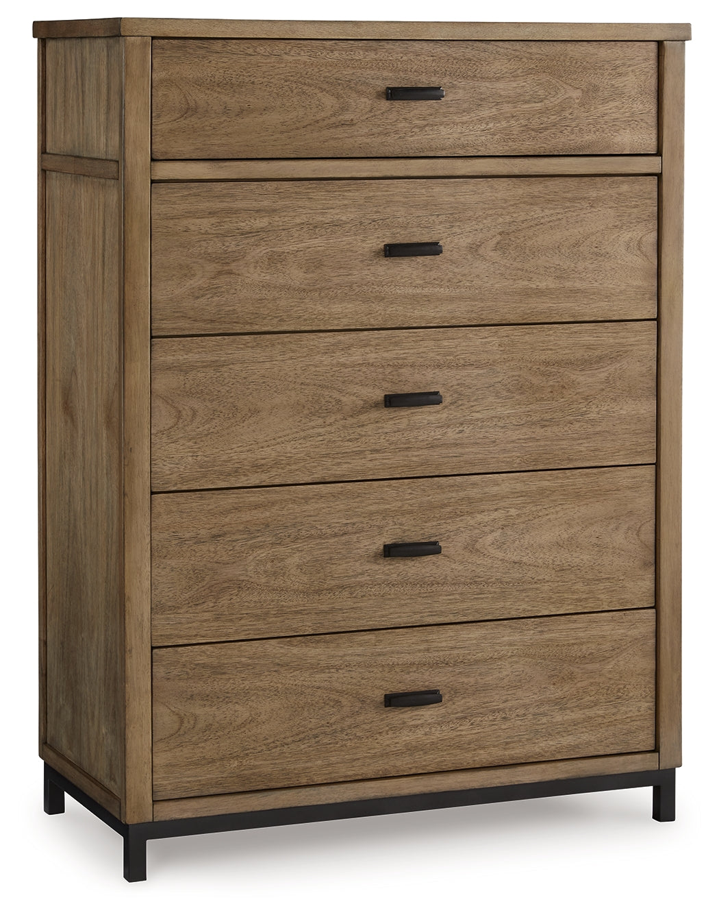 Tomtyn Chest of Drawers open drawers showing smooth slides