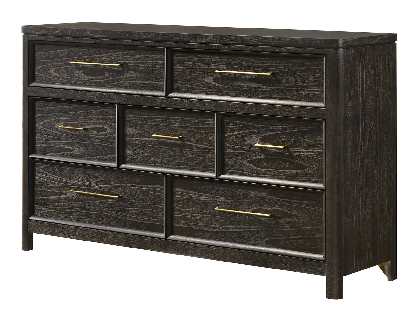Ethel Dark Brown Dresser and Mirror view 3