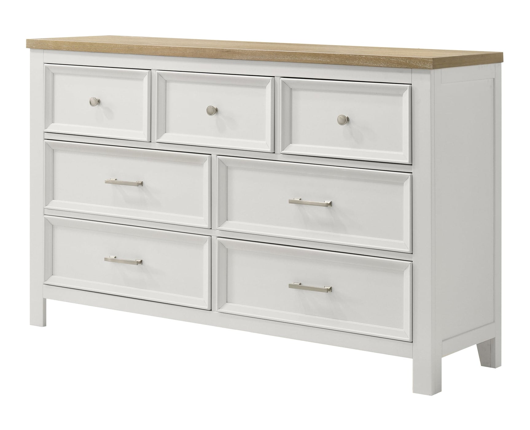 Aston White Dresser and Mirror view 2