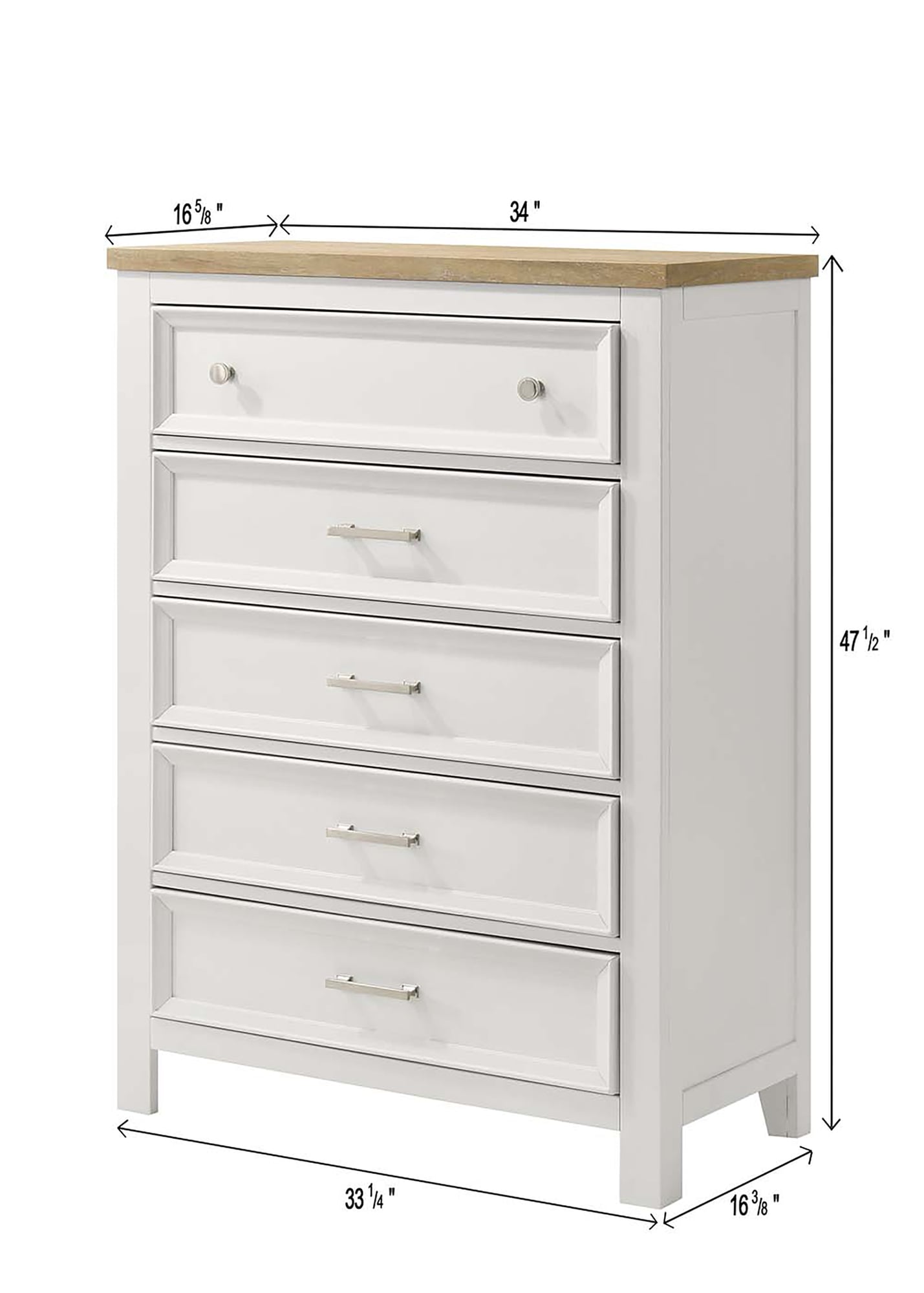 Aston White Storage Platform Bedroom Set view 17