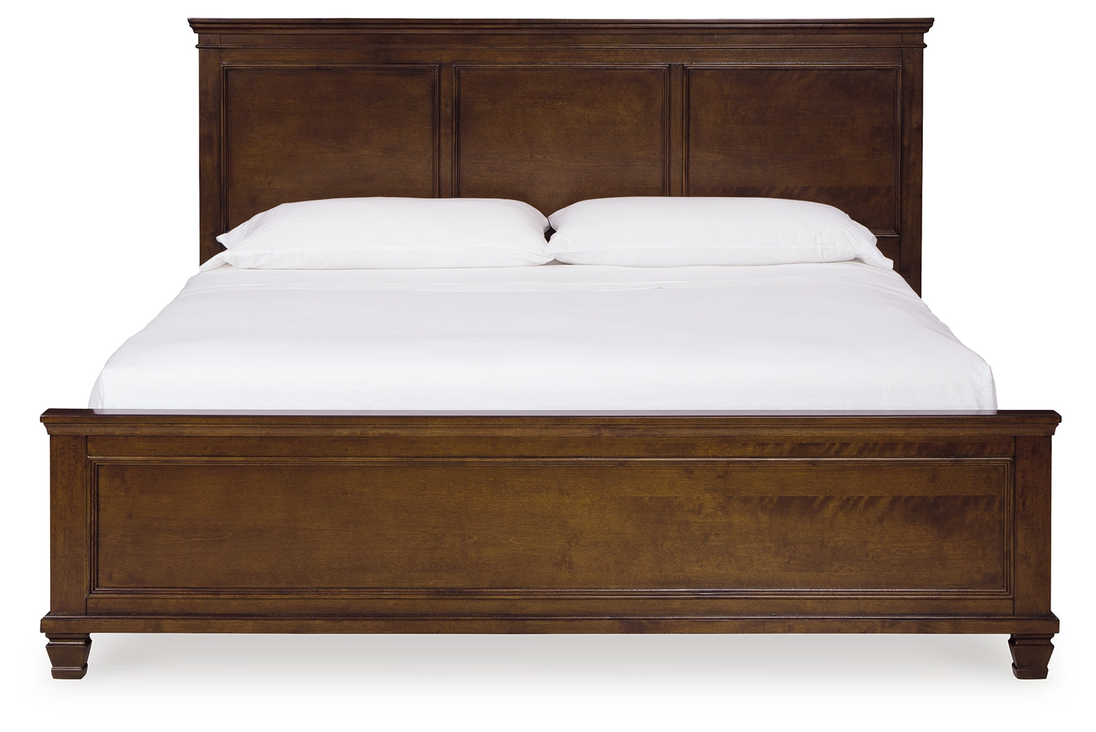 Danabrin Brown King Panel Bed back view